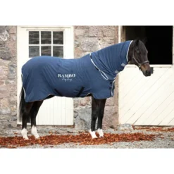 Rambo Dry Rug Cooler - Navy/Silver