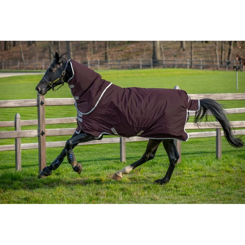 Amigo Hero Ripstop Plus Turnout 200g - Fig/Silver 1 Amigo Hero Ripstop Plus Turnout 200g - Fig/Silver