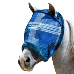 Kensington Pony Fly Mask W/Plush Fleece Trim - Kentucky Blue -Cheap Equine Nest Store 334665 800 800