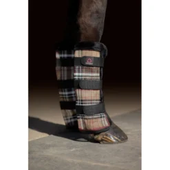 Kensington Protective Fly Boots W/Fleece Trim - Deluxe Black