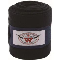 Western Rawhide Anti-Pilling Polo Wraps - Navy