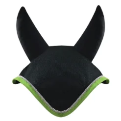 Woof Wear Ergonomic Ear Net - Black/Lime