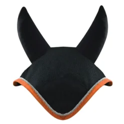 Woof Wear Ergonomic Ear Net - Black/Orange