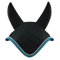 Woof Wear Ergonomic Ear Net - Black/Turquoise