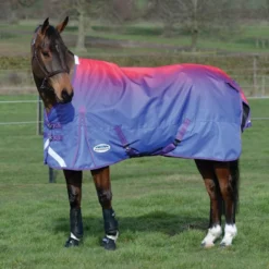 Weatherbeeta Comfitec Plus Dynamic Standard Neck Lite - Purple Print Ombre