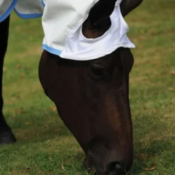 Weatherbeeta Comfitec Sweet Itch Shield Combo Neck - White/Blue -Cheap Equine Nest Store 413838 800 800