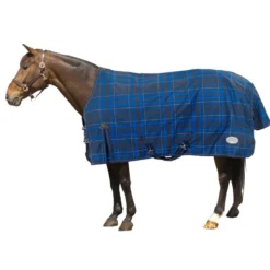 Pessoa Alpine 1200D Turnout 300g - Navy/Black Plaid