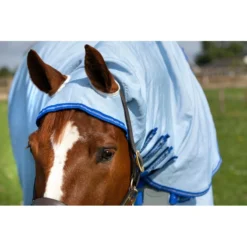Amigo Pony Ripstop Hoody - Azure Blue/Strong Blue/Silver -Cheap Equine Nest Store 423130 800 800