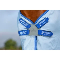 Amigo Ripstop Hoody - Azure Blue/Strong Blue/Silver -Cheap Equine Nest Store 423453 800 800