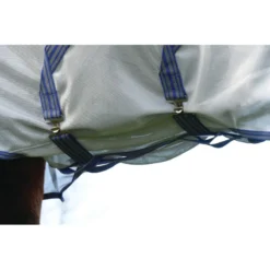 Weatherbeeta Comfitec Airflow II Detach A Neck Fly Sheet - Grey/Blue/Grey -Cheap Equine Nest Store 430351 800 800