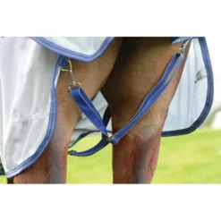 Weatherbeeta Comfitec Airflow II Detach A Neck Fly Sheet - Grey/Blue/Grey -Cheap Equine Nest Store 430352 800 800