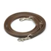 Ovation Breastplate Snap Draw Reins - Dark Brown