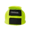 Centaur PVC Ribbed Double Hook And Loop Bell Boots - Lime Green