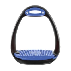 Compositi EOLE PRO Stirrups W/Spikes - Black/Royal Blue
