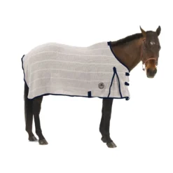 Centaur Irish Knit Sheet - Natural/Navy