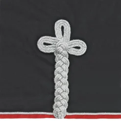 Centaur Wool Dress Cooler - Black/Red/Silver