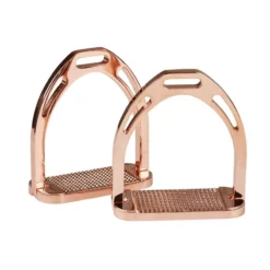 Korsteel Aluminum Stirrups - Rose Gold