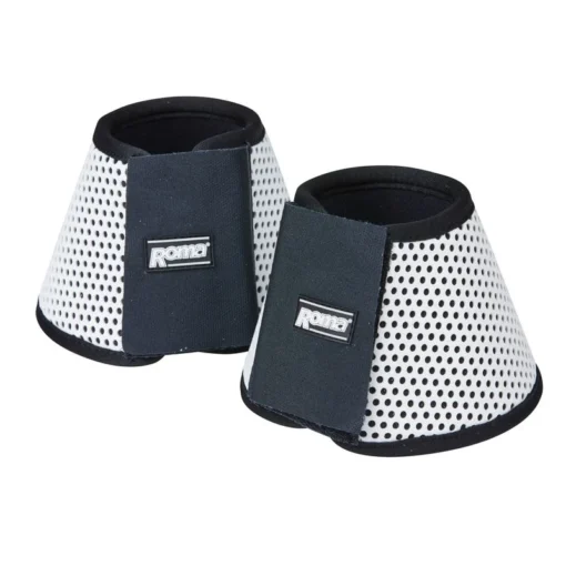 Roma Air Flow Shock Absorber Bell Boots - White -Cheap Equine Nest Store 443040 800 800