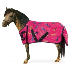 Centaur Pony 600D Turnout 200g - Berry Pony Print