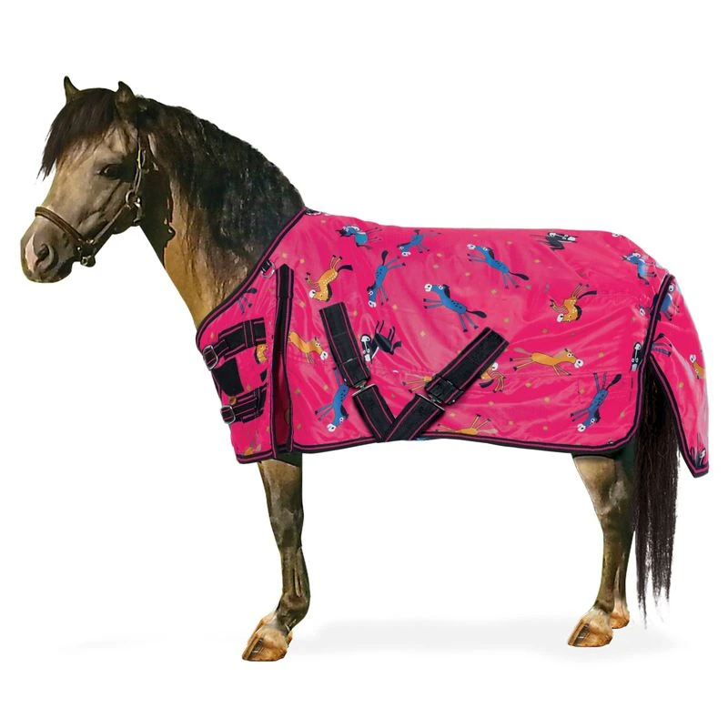 Centaur Pony 600D Turnout 200g - Berry Pony Print 1 Centaur Pony 600D Turnout 200g - Berry Pony Print