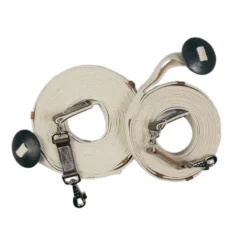 Centaur Cotton Web 35ft Lunge W/Donut - Natural