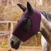 Horze Soft Fitted Fly Mask - Black/Pink