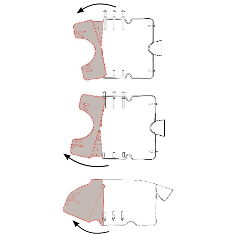 Rambo Optimo Turnout 0g Plus 400g Liner - Navy/Burgundy/Teal/Navy 3 Rambo Optimo Turnout 0g Plus 400g Liner - Navy/Burgundy/Teal/Navy - Image 3