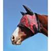 Kensington Signature Fly Mask W/Fleece,Ears And Forelock Hole - Deluxe Red