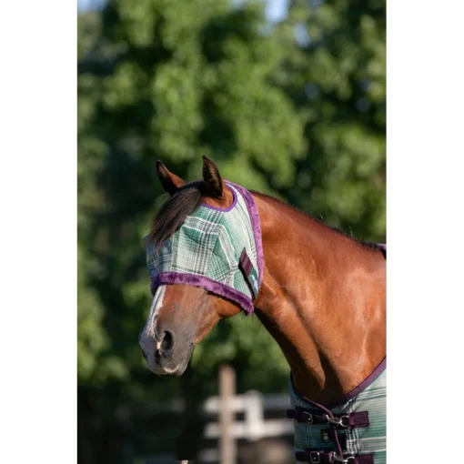 Kensington Fly Mask W/Plush Fleece Trim - Imperial Jade -Cheap Equine Nest Store 446705 800 800