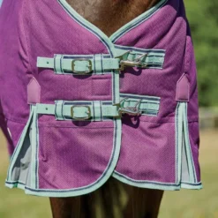 Weatherbeeta Comfitec Premier Freedom Pony Standard Neck Lite - Purple/Navy/Mint -Cheap Equine Nest Store 448599 800 800