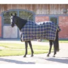 Shires Tempest Plus Lite Stable Rug - Navy Check