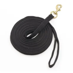 Centaur Padded Loop End Lunge Line - Black