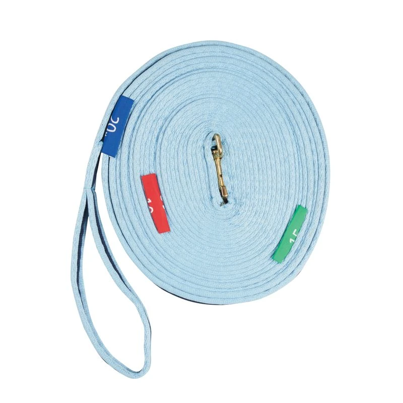 Kincade Two Tone Lunge Line With Circle Markers - Blue/Navy 1 Kincade Two Tone Lunge Line With Circle Markers - Blue/Navy
