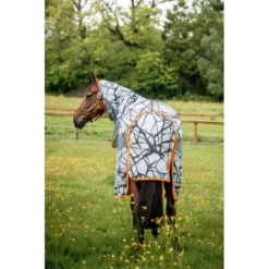 Amigo 3-in-1 CamoFly - Grey/Orange -Cheap Equine Nest Store 488339 800 800
