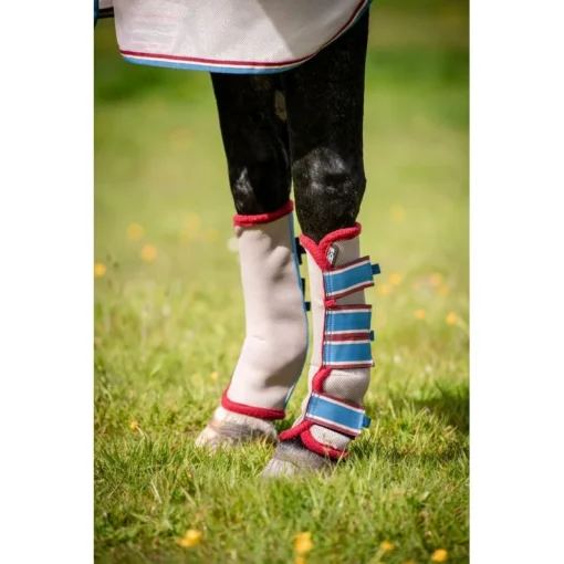 Rambo Flyboot Airmesh W/o Vamoose - Oatmeal/Cherry/Peach/Blue -Cheap Equine Nest Store 488523 800 800