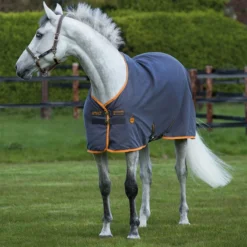 Amigo Polyester Stable Sheet - Excalibur/Orange