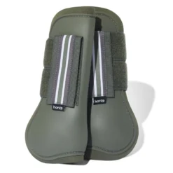 Horze Adepto Tendon Boots - Beetle Khaki Green