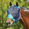 Weatherbeeta Comfitec Deluxe Fine Mesh Mask - Navy/Turquoise