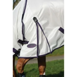 Weatherbeeta Comfitec Essential Mesh II Standard Neck - White/Maroon/Grey -Cheap Equine Nest Store 535172 800 800