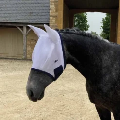 Saxon Mesh Mask - White/Navy