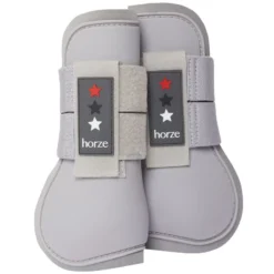 Horze Alex Pony Neoprene-Lined Tendon Boots - Alloy Grey