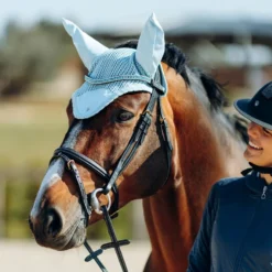 Horze Cooling Ear Net - Corydalis Light Blue -Cheap Equine Nest Store 542065 800 800