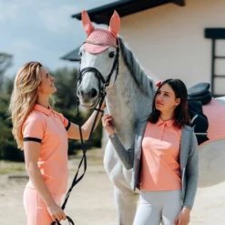 Horze Cooling Ear Net - Peach Amber Pink -Cheap Equine Nest Store 542397 800 800