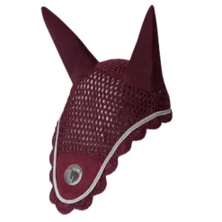 Horze Ella Pony Ear Net - Anemone Dark Pink