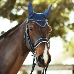 Horze Munich Deep Front Ear Net - Reflecting Pond -Cheap Equine Nest Store 545306 800 800