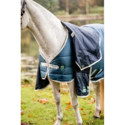 Horseware Eco Liner 100g - Teal Eco Print/Grey -Cheap Equine Nest Store 556397 800 800