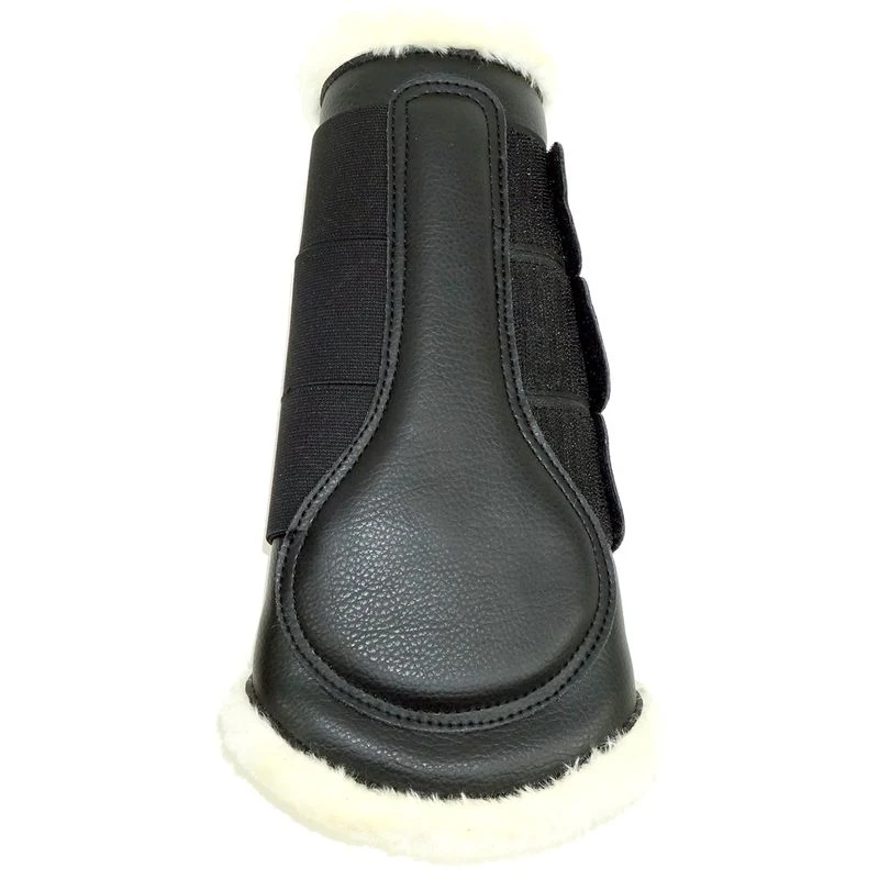 Nunn Finer Capriole Hind Brushing Boots - Black 1 Nunn Finer Capriole Hind Brushing Boots - Black