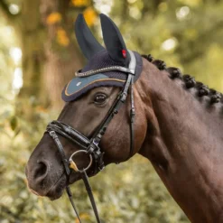 Horze Quinn Ear Net - Dark Navy -Cheap Equine Nest Store 602792 800 800