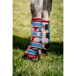 Horseware Flyboots - Oatmeal/Cherry/Peach/Blue