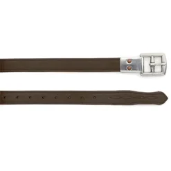 Ovation Covered Clasp End Leathers - Dark Brown